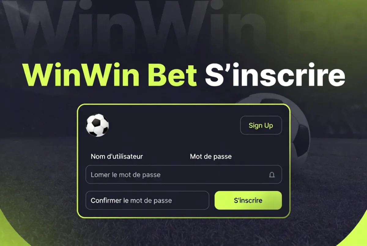 Connexion à l'application mobile WinWin Bet par empreinte digitale / Dugg ci app WinWin Bet