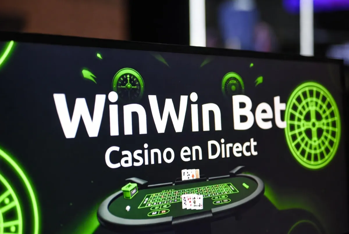 Roulette et blackjack en direct WinWin Bet Senegal avec croupier